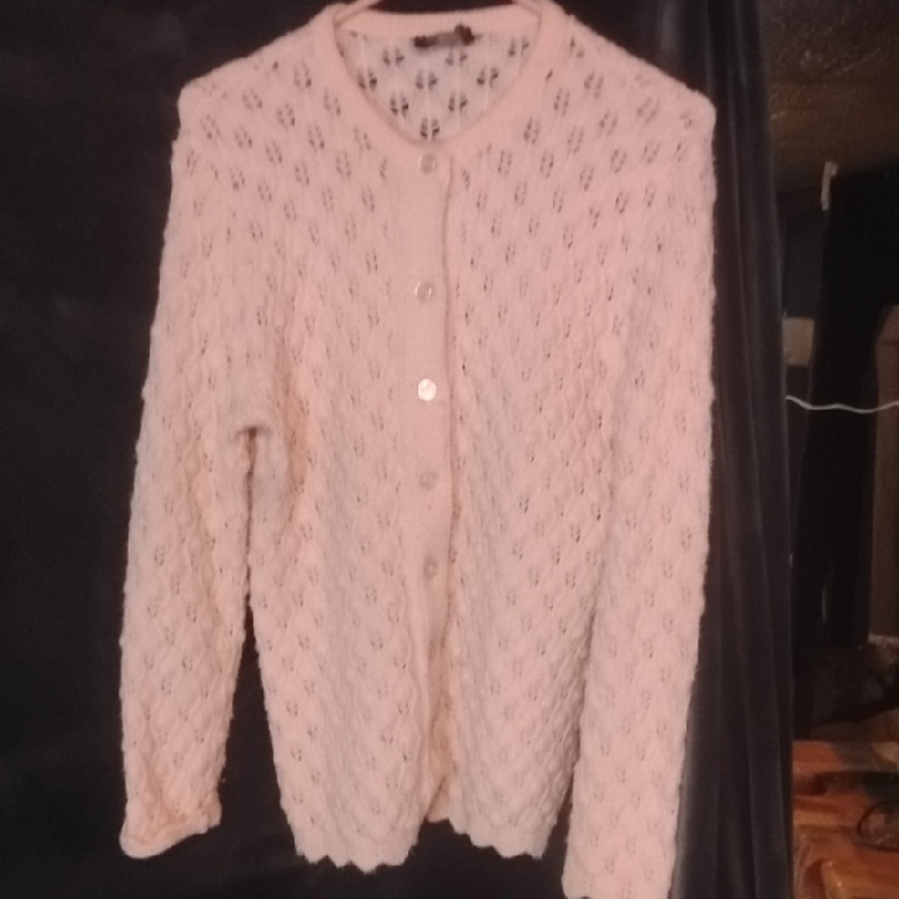 Jolie Light Pink Knit Cardigan